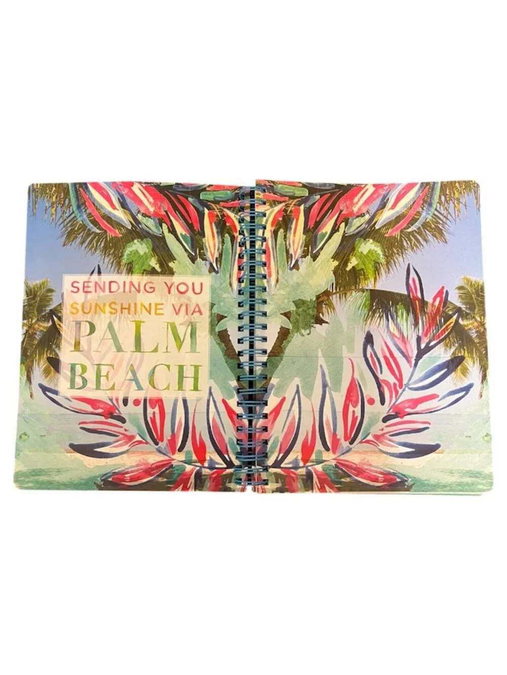 Mini Lilly Pulitzer Lined Spiral Notebook in Lovers Coral Pattern